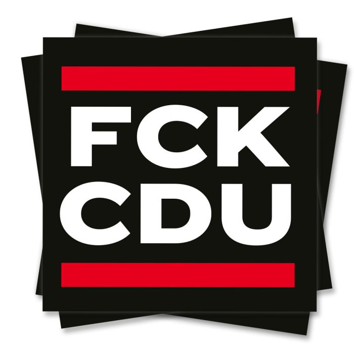 FCK CDU Sticker 20 Stück